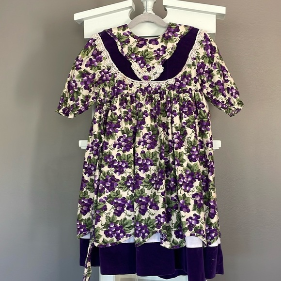 Little Princess Vintage Girls Dress Size 6 - Picture 1 of 7